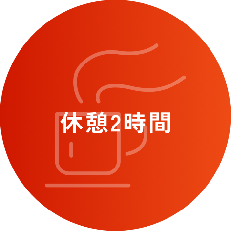 休憩2時間